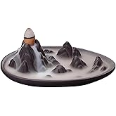 Ornaments Incense Burner, Ceramic Backflow Censer, Backflow Aromatherapy Incense Censer Holder for Home Reading Room Ornaments