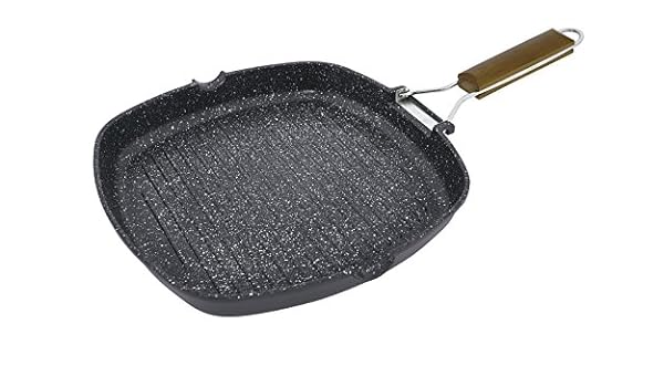 Jata Hogar GMA28 Kilimanjaro Grill, Aluminio, Negro, 28 cm: Amazon ...