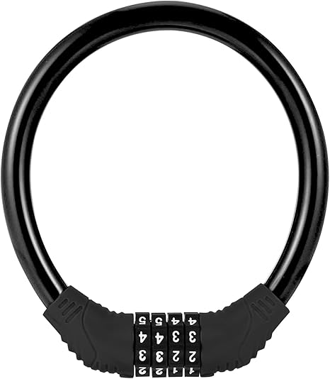 Amazon Co Jp Aumesa Rano 自転車 ロック ケーブルロック 鍵要らず ワイヤーロック 4桁暗証番号 暗証番号変更可能 自由設定 ロードバイク 4桁自転車ロック 軽量 自転車ロック 高切断対抗 盗難防止 頑丈 軽量 携帯便利 ブラック スポーツ アウトドア