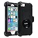 ULAK iPhone 6s Case, iPhone 6 Case Belt Clip Holster Kickstand Heavy Duty Rugged Shockproof Protective Case with Built-in Rotating Swivel Belt Clip Holster Cover for iPhone 6/6S 4.7inch (Black)