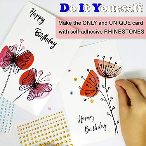 60 Pack Assorted All Occasion Greeting Cards - 60 UNIQUE DESIGN, BIG 5" x 7", Happy Birthday, Get Well, Thank You, Congratulations, Message Inside, Magnetic Bulk Box Set Variety Pack w/Thick Envelope - Thumbnail 2