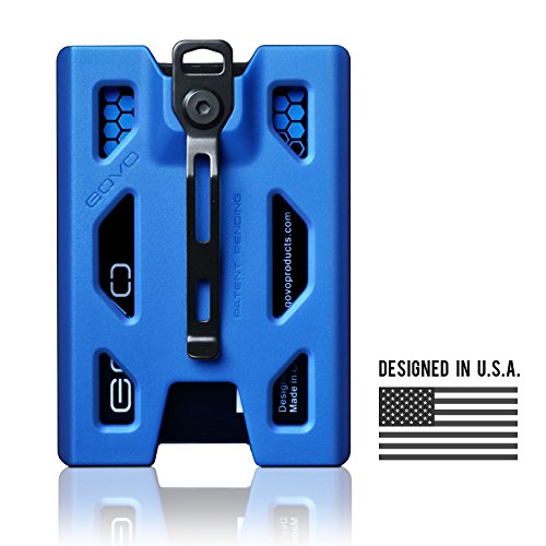GOVO Badge Holder/Wallet - Durable Polycarbonate ID/Credit Holder with Metal Clip and 4 Cards Slot (Holds 1 to 4 Cards) (Blue) - Thumbnail 6