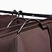 MaidMAX Laundry Sorter, Metal Rolling Heavy-Duty Triple Laundry Hamper Cart Basket with 3 Removable Bags and 4 Wheels, 2 Lockable, Brown