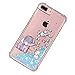 HMTECHUS iPhone 8 Plus case 7 Plus case 3D Cute Glitter Liquid Sparkle Floating Luxury Quicksand Shockproof?Protective Silicone Slim Cover iPhone 6S Plus / 6 Plus -Bilng Childlike Elephant YB