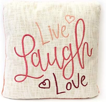 Amazon Com Karma Living Live Laugh Love Hand Embroidery Design