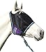 Kensington UViator Protective Fly Mask — Newest UV Solar Screen Protection with a 90% UV Rating — Double Locking CatchMask Fasteners — Non Heat Transferring Fabric (Lavender Mint, Large)
