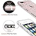 iPhone 7 Plus Case,LUHOURI White Henna Mandala Case,Clear Crystal Panel With TPU Bumper Protective Back Phone Case for Apple iPhone 7 Plus 5.5inch , H-01