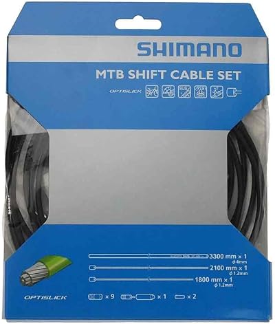 Shimano XT M8000 MTB Gear Cable Set OPTISLICK Inners Black Y60198090