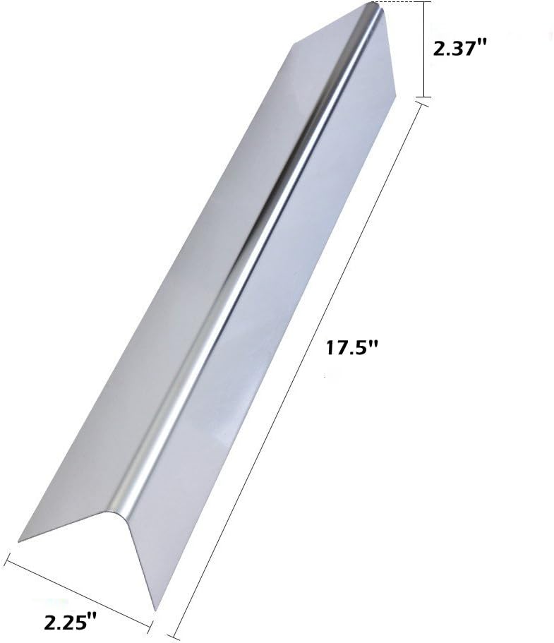 GasSaf Set of 5 Stainless Steel Flavorizer Bars Replacement for Weber Genesis 300, E310, S310, E330, EP310, EP320, EP330, S310, S330 Series Grill(17.5" x 2.25" x 2.375") : Garden & Outdoor