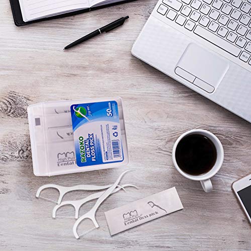 Dental Floss Picks, High Toughness Toothpicks Sticks 250PCS Clean/Heathy with Portable Travel Case Individual Package and Dentalpicks Perfect for Family,Hotel,Travel - Thumbnail 7