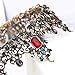 S SNUOY Baroque Crown for Women - Vintage Queen Tiara - Black