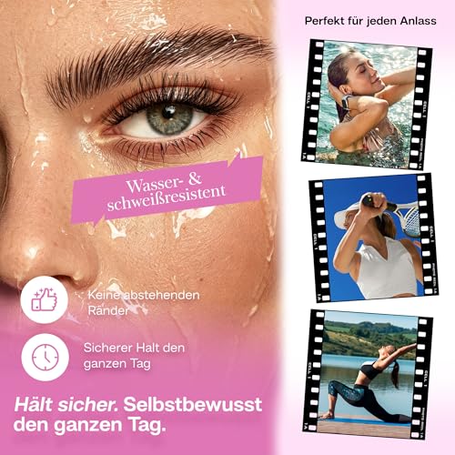 CALAILIS Self-Adhesive Eyelash Extensions, 198 Pieces, D Curl Wispy Eyelashes, Self-Adhesive, Press On Lashes, No Glue Needed, Pre Glue Eyelashes with Tweezers (A14)