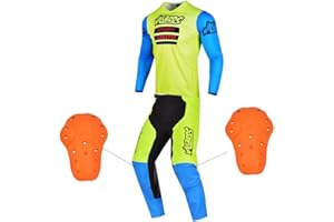 Willbros MX Motocross Jersey Pants Combo Dirt Bike Riding Protective Moto Gear Set Adult
