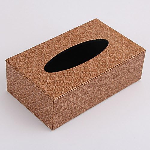 Comfspo Compact Printed Tissue Cover Box Case Holder for Home Office Car Automotive