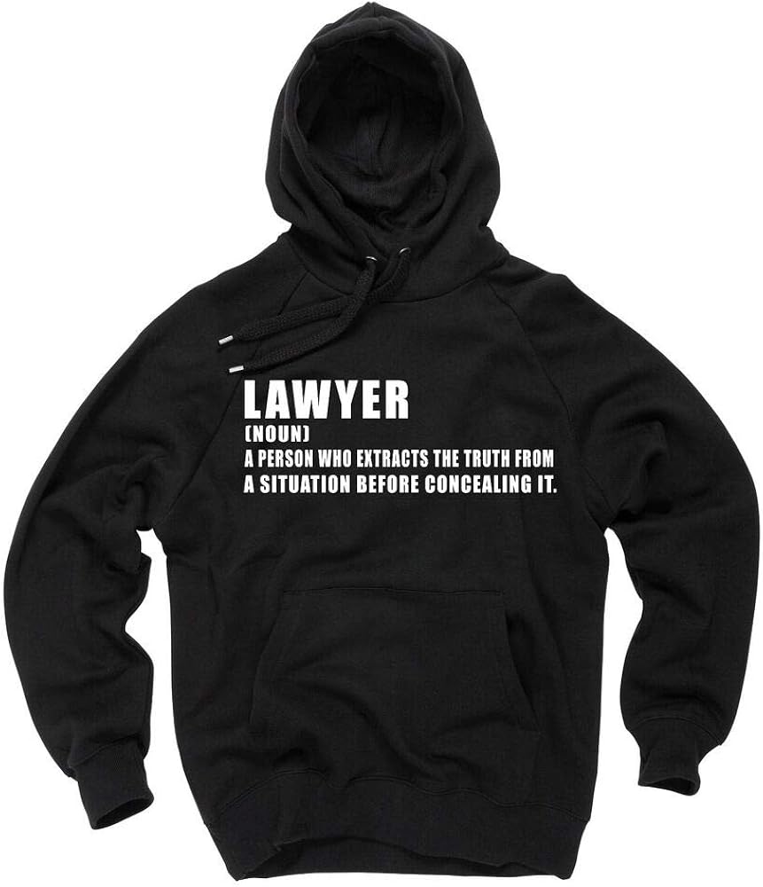 Mens Sweatshirts Lawyer Hoodie Gift for Lawyer Law School Hooded