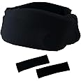 SHUEASE Cervical Collar Dust Cover Sleeve(2 Pack) for Neck Brace, Soft & Comfortable for Sleeping, Working, Breathable & Sweat-Absorbent, Black