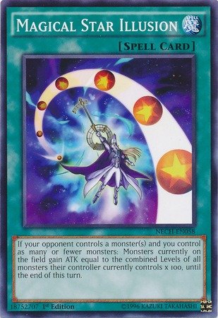 Yu-Gi-Oh! - Magical Star Illusion (NECH-EN058) - The New Challengers - 1st Edition - Common