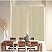 Qualsen Window Film Bamboo Static Decorative Privacy Window Films Non-Adhesive Anti Uv Window Sticker for Home Kitchen Bedroom Living Room (23.6 x 78.7inch)