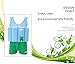 Kids Life Jacket Baby Floatation Suit Detachable Float Adjustable One-Piece Swimsuit Buoyancy for Girls Boys Age 1-10 Year Toddler Swim Trainer，Green Frog（include the baby bag）