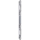 G.A.S Hardware Sliding Glass Door Multi-Point Keeper for 2 Point Mortise Lock | Keeper Replacement for Mortise Lock 2 Point - Stainless Steel