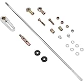 TXRIXZ 21" Adjustable Transmission Column Shift Linkage Kit | Compatible With Chevy GM TH200 2004R TH350 TH400 TH700R4 4L60 4L60E 4L80E Transmission (21" shift rod)