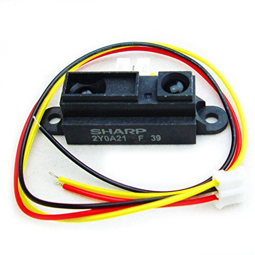 DIYmall Sharp IR Sensor GP2Y0A21YK0F Measuring Detecting Distance 10 to 80cm with Cable for Arduino