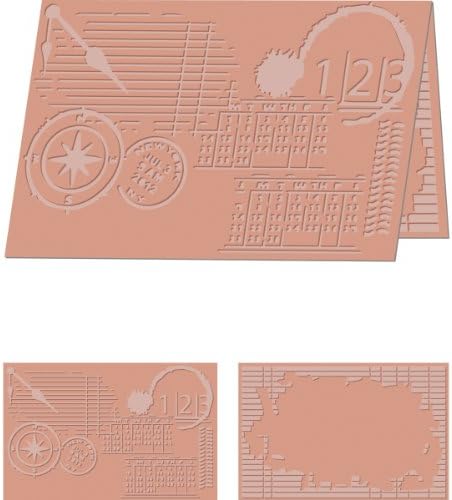 Craftwell USA EF-PER-LTR Perseverance Embossing Folder, 8.5 by 11-Inch