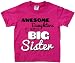 Ann Arbor T-shirt Co. Big Girls' AWESOME DAUGHTERS GET PROMOTED TO BIG SISTER