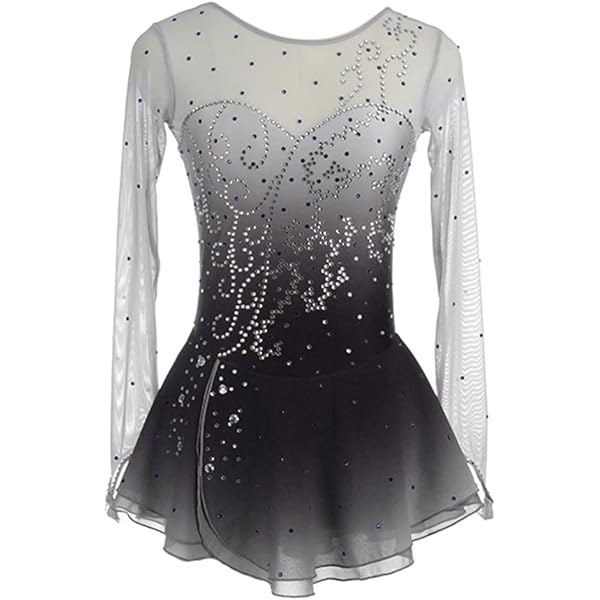 Ice Skating Dress Women's Figure Skating Dress Rhinestone