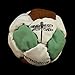 Dragonfly Footbags Brown, Light Green, and White Nemesis 14 Panel SandFilled (Hacky Sack)