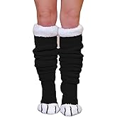 Honganda Funny Women's Thigh High Socks Over the Knee Fleece Boot Socks, Warm Animal Paws Cosplay Long Stockings Leg Warmers