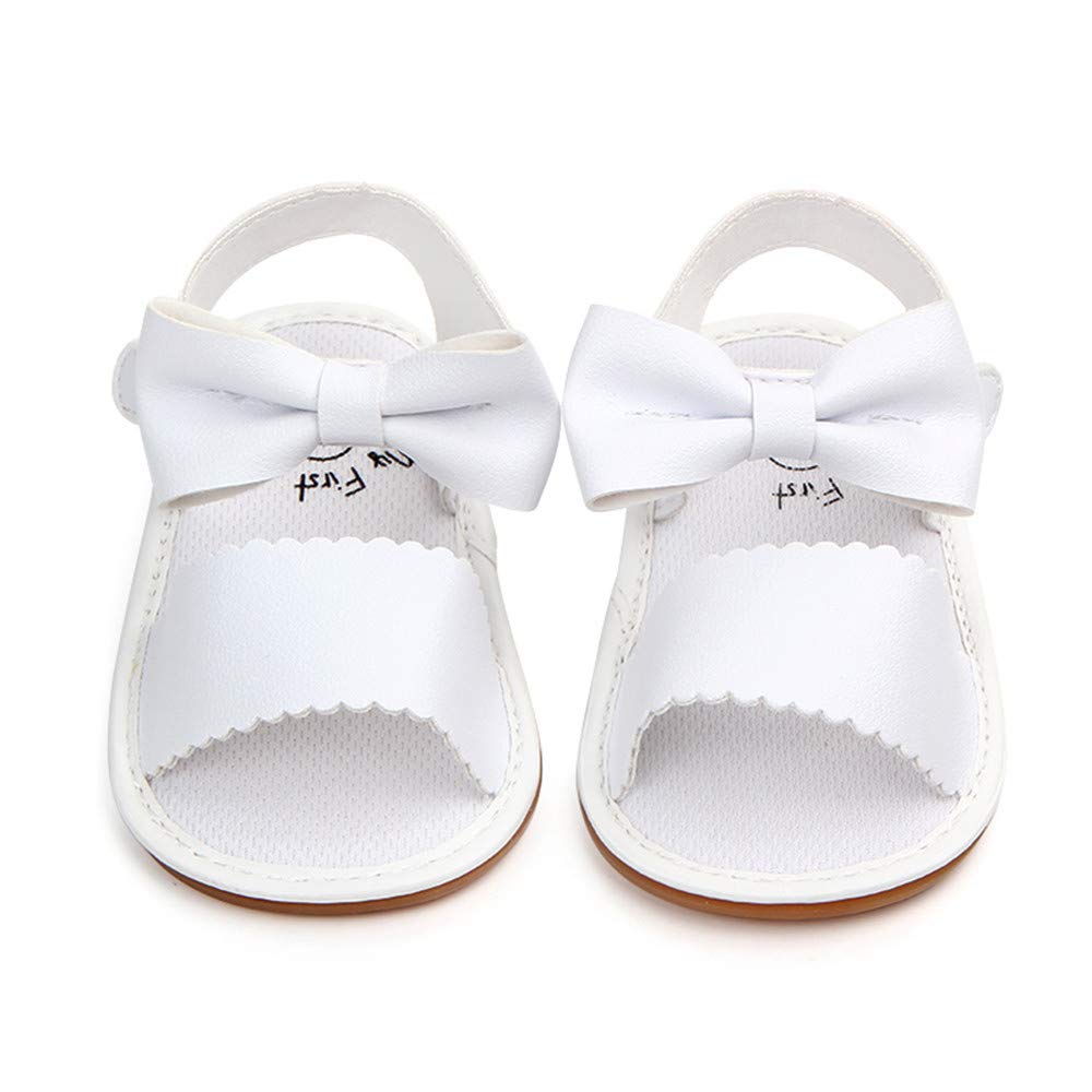 Where Can I Buy Baby First Walking Shoes,UROSA Infant Baby Toddle Shoes Bow Soft Solid Anti-Slip Summer Shoes