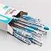 Pentel R.S.V.P. Ballpoint Pen, 0.7mm Fine Tip, Sky Blue Ink, Box of 12 (BK90-S)
