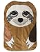 HomeTop Classic Rubber Hot Water Bottle with Cute Fleece Sloth Cover for Cramps and Pain Relief (Mr. Sloth/Red)