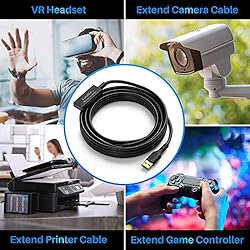 USB 3.0 Active Extension Cable 20 Feet, Long USB