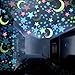 DEESEE(TM) New Wall Stickers100PC Kids Bedroom Fluorescent Glow in The Dark Stars Moons Wall Stickers
