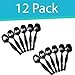 9 Inch Black Spoons (Set of 12)