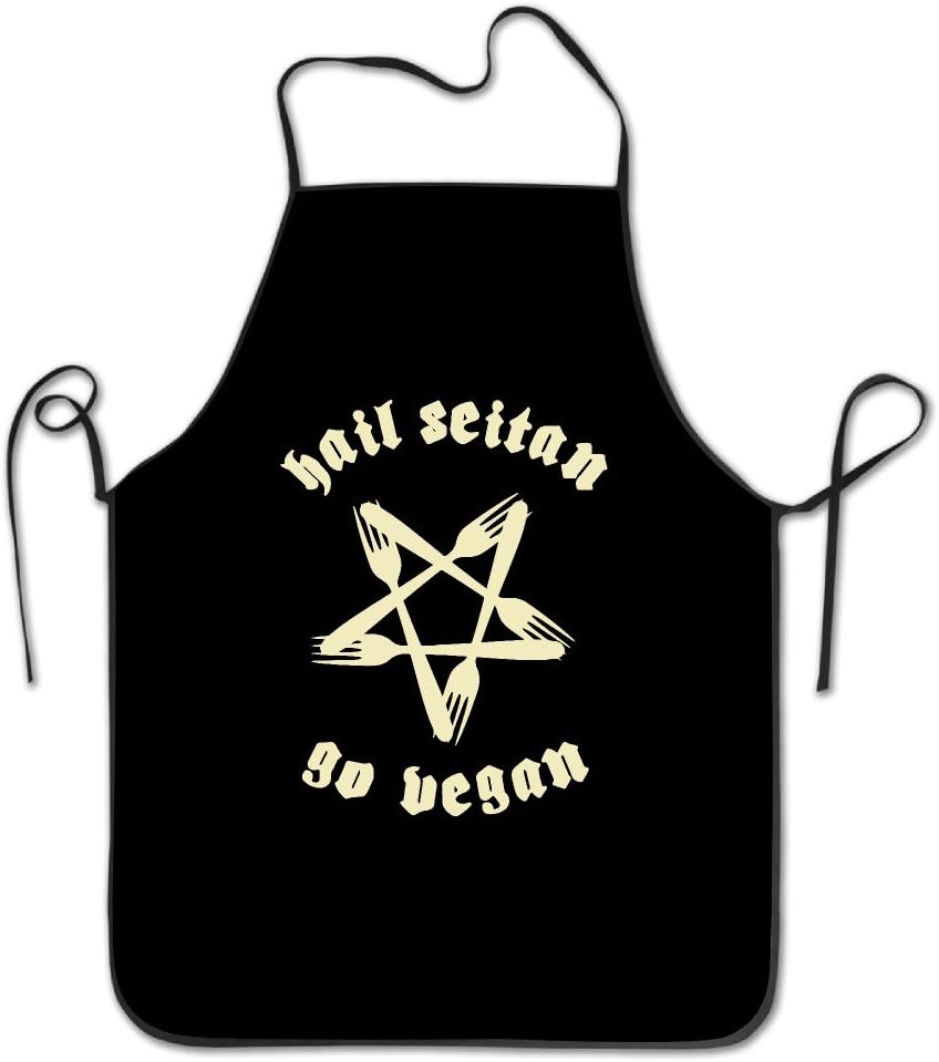 Hail Seitan Go Vegan BBQ Kitchen Cooking Apron