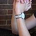 Clockwork Synergy® Classic Nylon watch straps bands (18mm, Grey/White/Khaki)