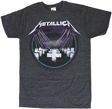 Unique Vintage Metallica Master of Puppets Vintage Heather T-Shirt Small Desiqn