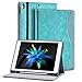 2019 iPad pro 10.5 Case with Pencil Holder for iPad Air 3rd Gen Cover/ipad pro10.5 inch 2017 and Multiple Viewing Angles Stand,Shockproof Soft TPU Cover+ Auto Sleep/Wake+Pocket (Blue)