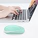 Jelly Comb 2.4G Slim Wireless Mouse with Nano Receiver, Less Noise, Portable Mobile Optical Mice for Notebook, PC, Laptop, Computer, MacBook MS001 (Powder Blue and White)