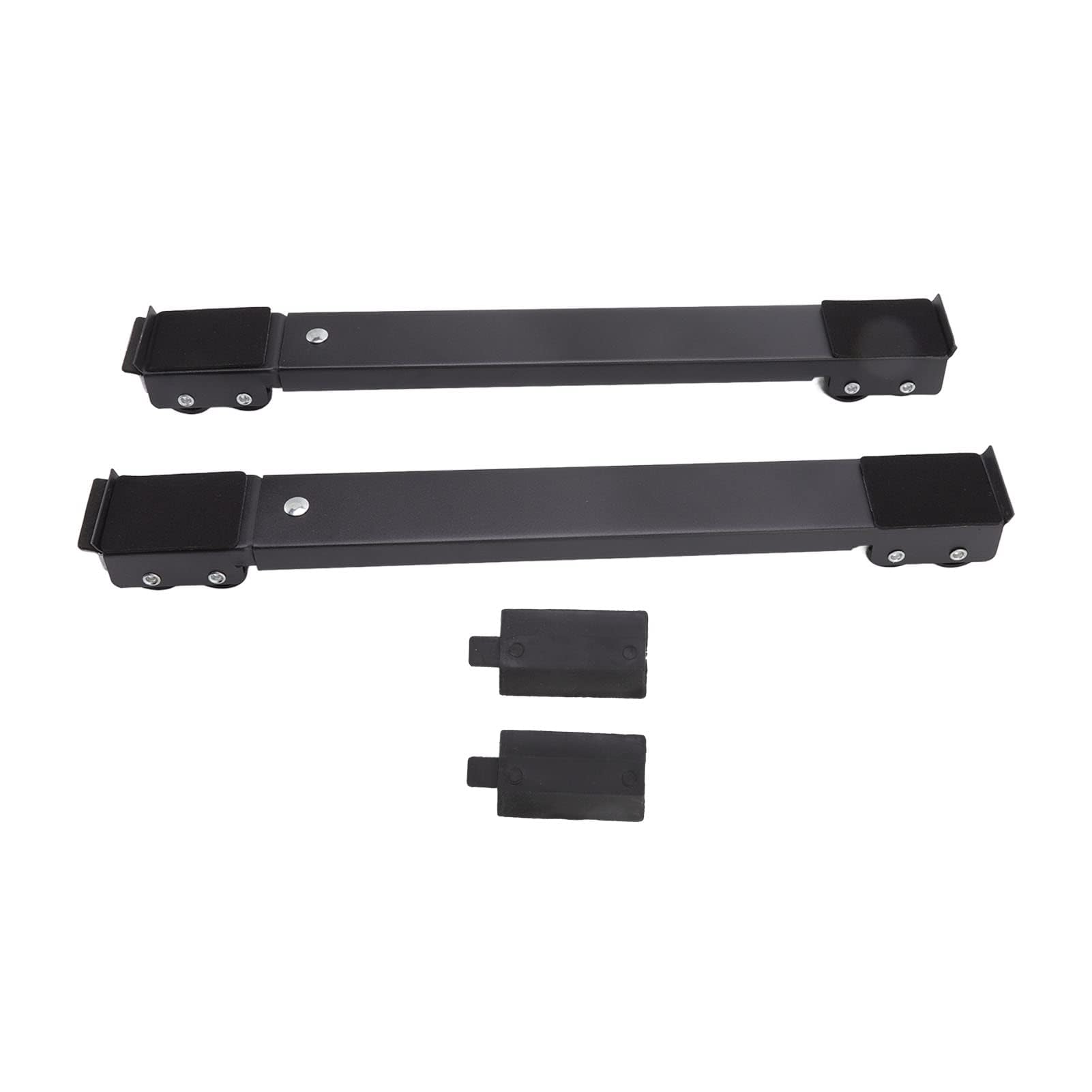 Washing Machine Stand, Movable Adjustable Refrigerator Base Mobile Roller Bracket Universal Appliances Furniture Movers(Black)