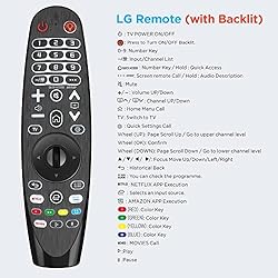 Universal Backlit Remote Control for All LG Smart