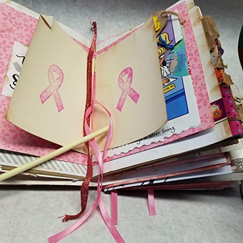 Junk Journal - Goddess - Altered Book - Breast Cancer Journal - Keepsake - Gift - Thumbnail 4