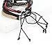 Creazy New Men's Braided Leather Stainless Steel Cuff Bangle Bracelet Wristband Fashion