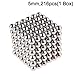 5mm Magnetic Fidget Blocks Ball, EVERMARKET Magnetic Sculpture Toy for Intelligence Development, a Great Toy for Office, Home, and Everywhere - with a Metal Gift Box (216 pcs,1 Box)