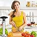 Pineapple Corer, KKTICK Pineapple Slicer Cutter Peeler with Upgraded Thicker Blade for Diced Fruit Rings, Stainless Steel Pineapple Core Remover Tool for Home & Kitchen - Easy To Use and Clean