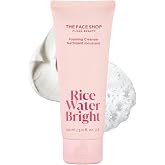THE FACE SHOP Rice Water Bright Foaming Cleanser, Face Wash, 5.0 fl. oz. | Gentle Cleansing Foam, with Rice Water, Deep Pore Cleansing, Hydrating, Vegan