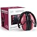 Pro For Sho 34dB Shooting Ear Protection - Special Designed Ear Muffs Lighter Weight & Maximum Hearing Protection - Standard Size, Poppy Red